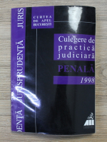 Vasile Papadopol - Culegere de practica judiciara penala, 1998. Curtea de Apel Bucuresti