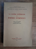 Anticariat: Alain Guillermou - La genese interieure des poesies d'Eminescu
