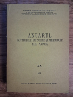 Anticariat: Anuarul Institutului de istorie si arheologie din Cluj-Napoca (tomul XX, 1977)