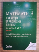 Anticariat: Dorinel-Mihai Craciun - Matematica. Exercitii si probleme pentru clasa a VI-a, semestrul 1