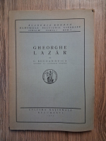 Anticariat: G. Bogdan-Duica - Gheorghe Lazar (1924)