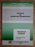 Anticariat: Lungu Otilia - Capitole de geometrie diferentiala