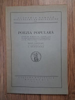 Mihail Sadoveanu, G. Bogdan-Duica - Poezia populara. Discurs rostit la 9 iunie 1923 in sedinta solemna sub presedintia A. S. R. Principelio Mostenitor (1923)