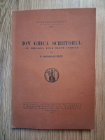 N. Georgescu Tistu - Ion Ghica scriitorul. Cu prilejul unor texte inedite (1935)