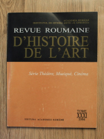 Revue roumaine d'histoire de l'art. Serie theatre, musique, cinema, volumul 31, anul 1994