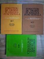 Anticariat: Romulus Cristescu - Structuri de ordine in analiza functionala (3 volume)