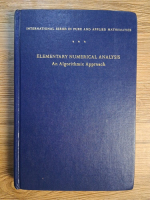 S. D. Conte - Elementary numerical analysis. An algorithmic approach