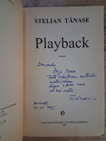 Anticariat: Stelian Tanase - Playblack (cu autograful autorului pentru Zigu Ornea)