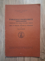 Tache Papahagi - Paralele folklorice (greco-romane, 1944)