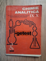 Anticariat: Vasilica Croitoru - Chimie analitica