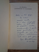 Anticariat: Ana Blandiana - Autoportret cu palimpsest (cu autograful autoarei pentru Ada si Zigu Ornea)