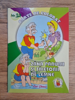 Carte de colorat. Zana padurii si taietorii de lemne