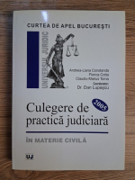 Anticariat: Dan Lupascu, Andreia-Liana Constanda - Culegere de practica judiciara. In materie civila