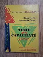 Anticariat: Diana Florea - Matematica. teste de capacitate