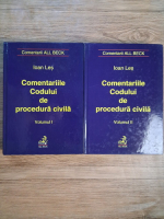 Anticariat: Ioan Les - Comentariile codului de procedura civila (2 volume)