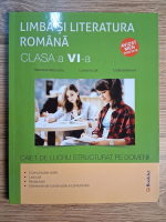Ramona Raducanu - Limba si literatura romana. Clasa a VI-a. Caiet de lucru structurat pe domenii