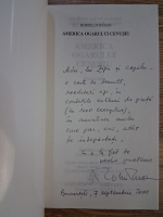 Anticariat: Romulus Rusan - America ogarului cenusiu (cu autograful autorului pentru Ada si Zigu Ornea)