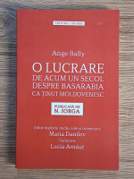 Ange Bally - O lucrare de acum un secol 