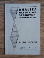 Anticariat: D. Popovici, I. M. Popovici - Analiza matematica structuri fundamentale