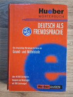 Anticariat: Deutsch als fremdsprache. Das einsprachige worterbuch fur kurse der grund-und mittelstufe