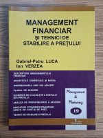 Gabriel Petru Luca - Management financiar si tehnici de stabilire a pretului