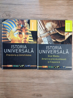 Istoria universala. Preistoria si Antichitatea. Evul Mediu. America precolumbiana si hispanica (2 volume)