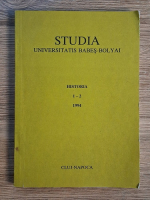 Anticariat: Studia Universitatis Babes-Bolyai. Historia, nr. 1-2, 1994