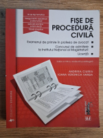 Anticariat: Andreea Ciurea - Fise de procedura civila (editia a VIII-a)