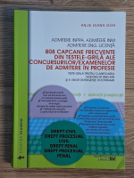 Anjie Diana Goh - Admitere INPPA. Admitere INM. Admitere SNG. Licenta. 808 capcane frecvente din teste grila ale concursurilor/examenelor de admitere in profesie
