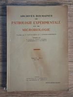 Anticariat:  Archives roumaines de pathologie experimentale et de microbiologie (volumul 26, nr. 1, martie 1967