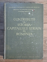 Costin Murgescu - Contributii la istoria capitalului strain in Romania