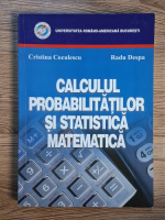 Cristina Coculescu - Calculul probabilitatilor si statistica matematica