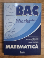 Daniel Petriceanu - Matematica. Bac, conform noilor modele stabilite de MEN Anticariat: Daniel Petriceanu - Matematica. Bac, conform noilor modele stabilite de MEN