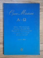 Anticariat: Gabriele Wittek - Opera Manturii. Alfa si Omega