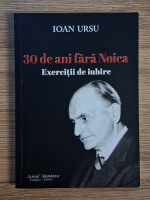 Anticariat: Ioan Ursu - 30 de ani fara Noica. Exercitii de iubire