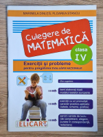 Marinela Dinuta, Floarea Stancu - Culegere de matematica. Clasa a IV-a. Exercitii si probleme pentru pregatirea evaluarii nationale Marinela Dinuta, Floarea Stancu - Culegere de matematica. Clasa a IV-a. Exercitii si probleme pentru pregatirea evaluarii nationale