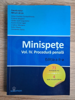 Mihail Udroiu - Minispete, volumul 4. Procedura penala (editia a II-a)