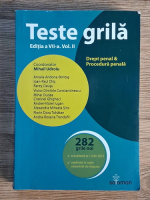 Mihail Udroiu - Teste grila. Drept penal si procedura penala (volumul 2, editia a VII-a)