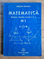 Mircea Ganga - Matematica. Manual pentru clasa a X-a M1