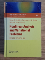 Panos M. Pardalos - Nonlinear analysis and variational problems