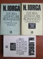 Anticariat: Nicolae Iorga - Istoria literaturii romanesti contemporane (3 volume)