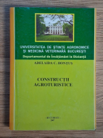 Anticariat: Adelaida C. Hontus - Constructii agroturistice