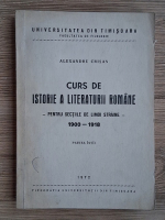 Alexandru Crisan - Curs de istorie a literaturii romane. Pentru sectiile de limbi straine, partea 1