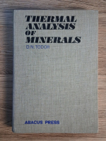 Dumitru N. Todor - Thermal analysis of minerals