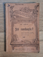 Ion Gorun - Stii romaneste? (1930)