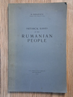 N. Banescu - Historical survey of the rumanian people (1926)