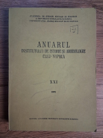 Anticariat: Anuarul Institutului de Istorie si Arheologie Cluj-Napoca, nr. XXI, 1978