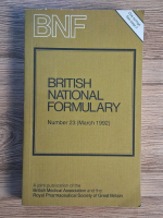 British National Formulary, number 23, march 1992