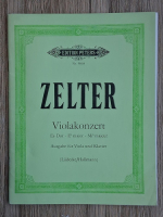 C. F. Zelter, konzert es-dur fur viola und orchester