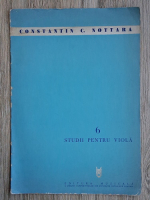 Corneliu Meres - Constantin C. Nottara, 6 studii pentru viola